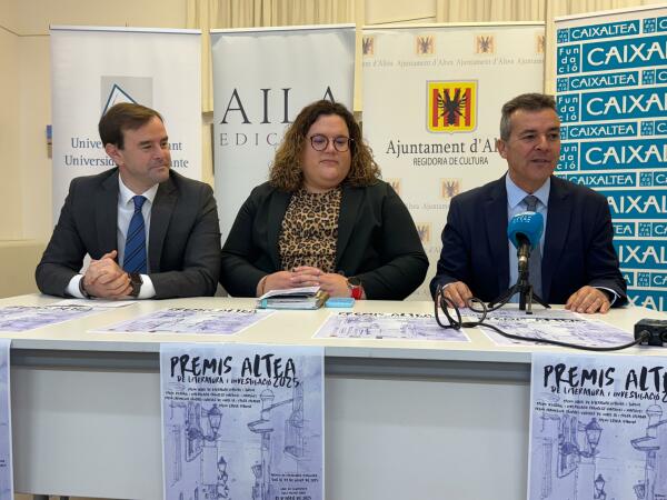 La novena edición “Premis Altea de Literatura i Investigació” ya está en marcha