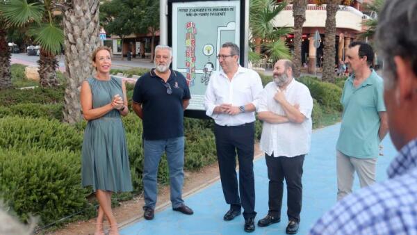 Benidorm inaugura la exposición del artista Malagón, que recorre la vida de Pedro Zaragoza