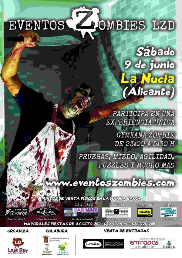 La &ldquo;Gymkhana Zombie&rdquo; llenar&aacute; de muertos vivientes La Nuc&iacute;a este s&aacute;bado
