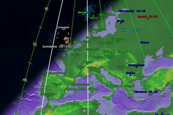 La forma más sencilla de entender por qué cambiamos de hora esta madrugada es este mapa 