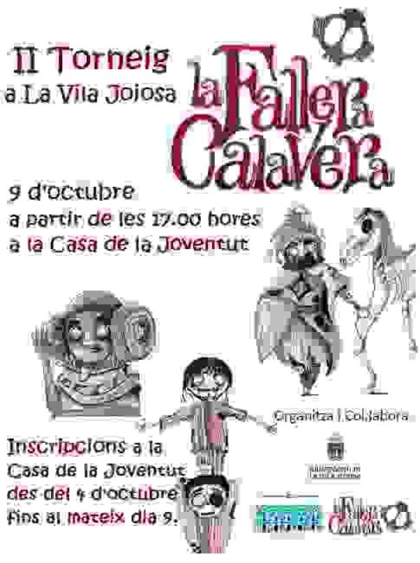 La Vila Joiosa prepara el II torneo de cartas de &lsquo;La Fallera Calavera&rsquo; en su programaci&oacute;n del 9 d&rsquo;Octubre 