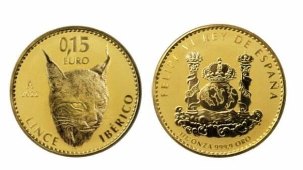 Así es la nueva moneda de oro de 15 céntimos que pondrá en el mercado la Fábrica Nacional de Moneda y Timbre 