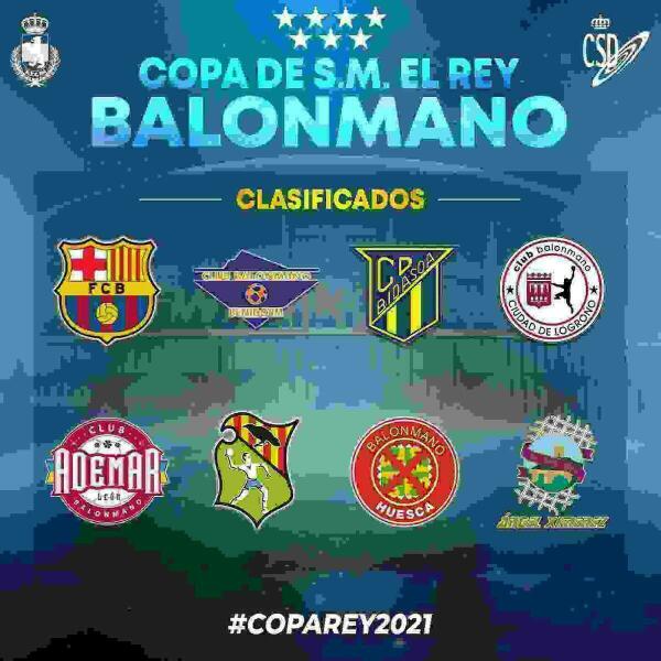 El jueves se realizará el sorteo de la Fase Final de la Copa del Rey 2021 