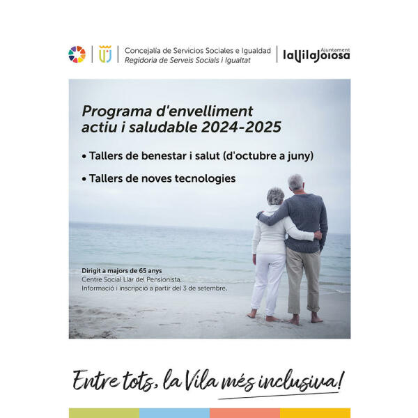 La concejalía de Servicios Sociales e Igualdad presenta un programa de talleres sobre salud, bienestar y nuevas tecnologías dirigidos a los mayores de 65 años 