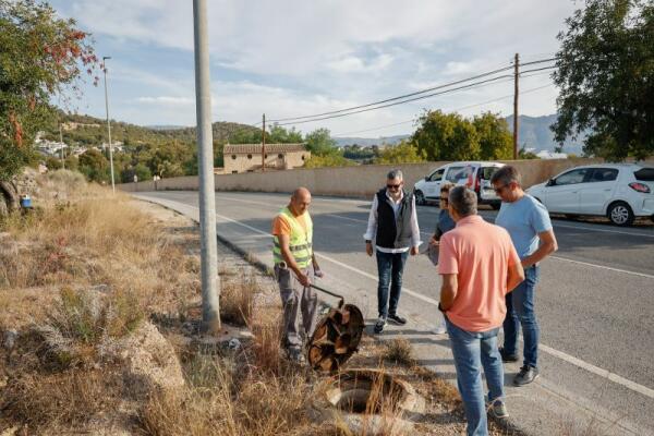 En marcha los trabajos de conexión del núcleo urbano de l'Alfàs con la urbanización del Cautivador