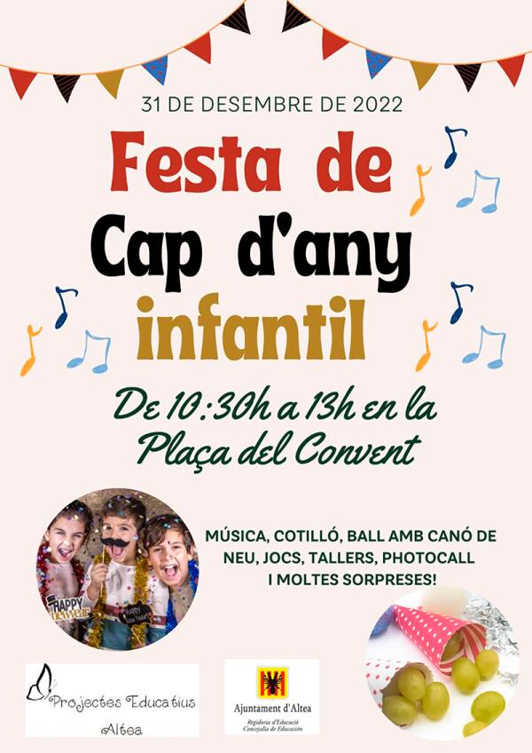 Els xiquets i xiquetes d'Altea també tindran la festa Cap d'Any 