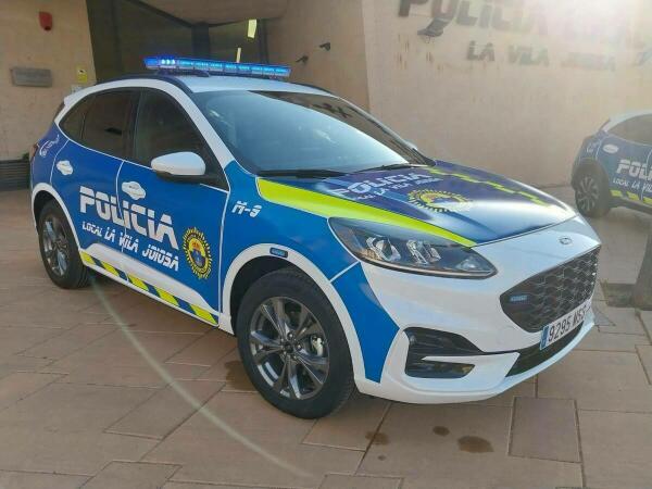 La Policía Local de Villajoyosa amplía su flota con la incorporación de cinco nuevos vehículos