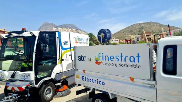 FINESTRAT AUMENTA PERSONAL Y EQUIPAMIENTO PARA MEJORAR EL SERVICIO DE LIMPIEZA VIARIA EN TODO EL TÉRMINO MUNICIPAL 