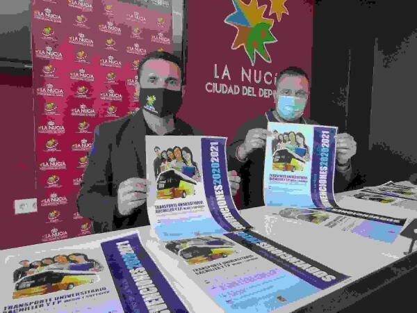 La Nuc&iacute;a destina 79.800 euros a la Subvenci&oacute;n del Transporte  que llegar&aacute; a 273 estudiantes 