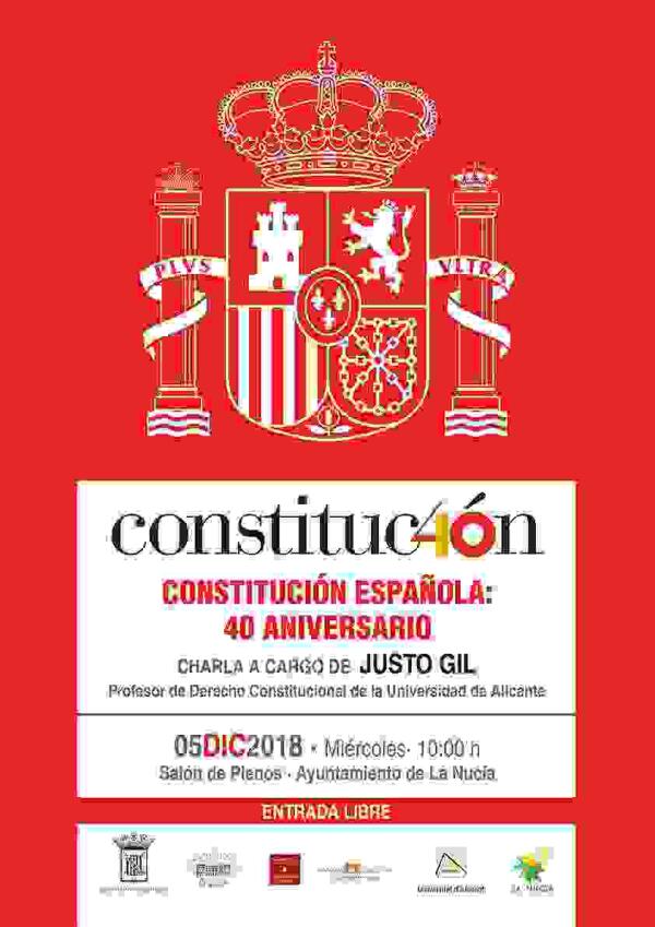 La Nuc&iacute;a conmemora ma&ntilde;ana el &ldquo;40 aniversario de la Constituci&oacute;n&rdquo; 