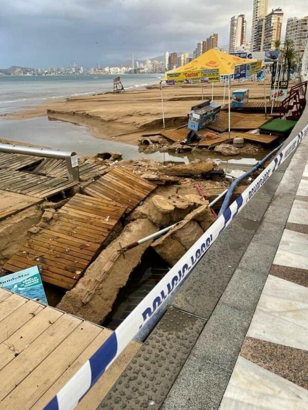 VOX Benidorm pide información sobre las infraestructuras construidas para evitar los desastres de las gotas frías y las lluvias torrenciales