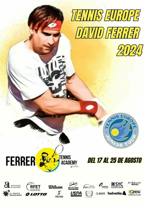 202 tenistas participarán en el “David Ferrer Tennis Europe Junior Tour” en La Nucía