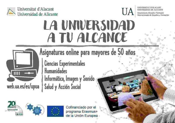 La Universidad de Alicante  ofrece cursos on-line para mayores de 50 a&ntilde;os