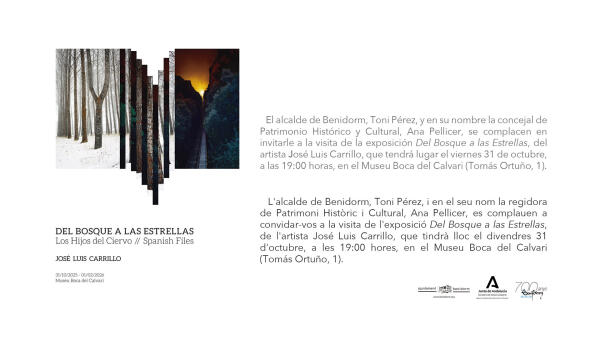 El Museu Boca del Calvari alberga desde este viernes ‘Del bosque a las estrellas’, del fotógrafo José Luis Carrillo