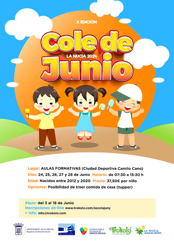 Último día de inscripciones para el “X Cole de Junio” de La Nucía