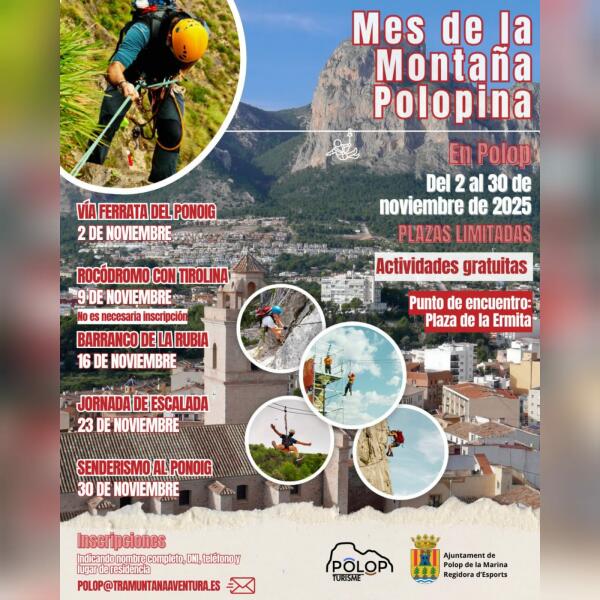 ROCODROMO MES DE LA MONTAÑA POLOPINA
