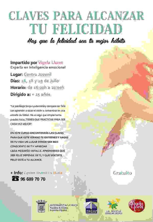 La Nuc&iacute;a &middot; Curso &ldquo;Claves para alcanzar tu felicidad&rdquo; en el Centre Juvenil 