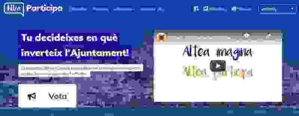 Altea &middot; Desde hoy y hasta el 16 de diciembre se pueden votar los 10 proyectes finalistas de presupuestos participativos