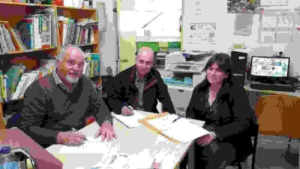 La Vila &middot; Se reparan los pilares del porche del edificio de infantil del CEIP Poble Nou