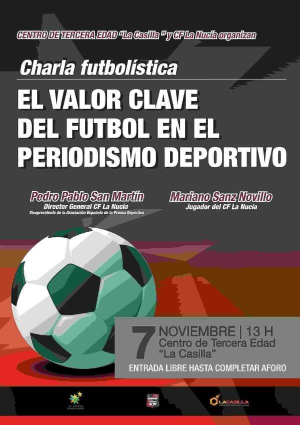 Ma&ntilde;ana charla del periodista Pedro Pablo San Mart&iacute;n en &ldquo;La Casilla&rdquo; de La Nuc&iacute;a 