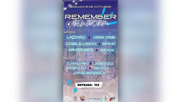 La Comissió de Festes Majors Patronals organiza un ‘Festival Remember’ el próximo 5 de octubre