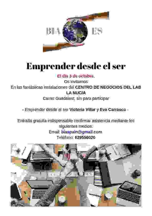 Charla “Emprender desde el Ser” en el Lab_Nucia este jueves