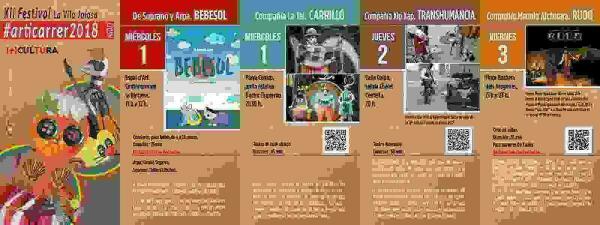 La Vila presenta el programa de espect&aacute;culos estival &lsquo;Art i Carrer&rsquo; que se llevar&aacute; a cabo durante todo el mes de agosto