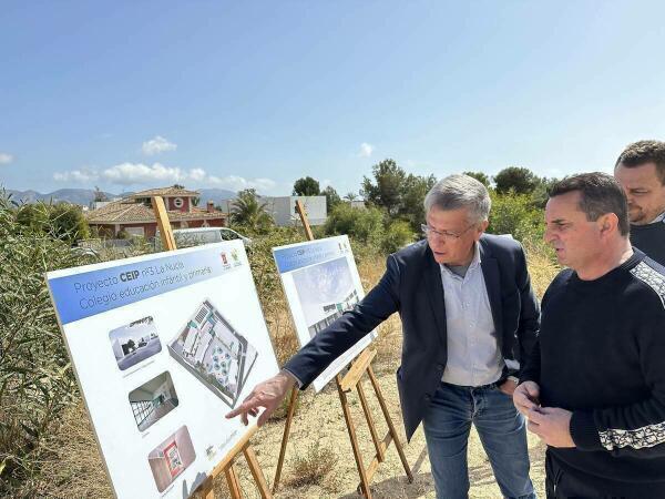 Un “nuevo paso” para el Tercer Colegio de La Nucía con el estudio geotécnico de la parcela