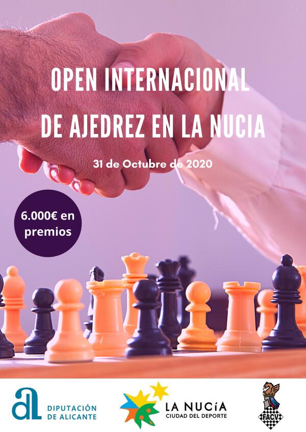 120 jugadores competirán en el “Open Internacional de Ajedrez”