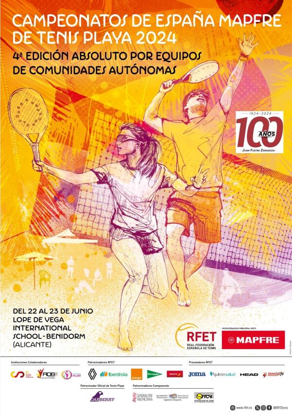 Benidorm vuelve a albergar el Campeonato de España absoluto de Tenis Playa por Comunidades