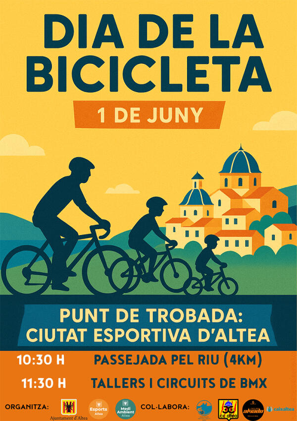 Altea celebrará el Día de la Bicicleta con recorrido y actividades en familia 