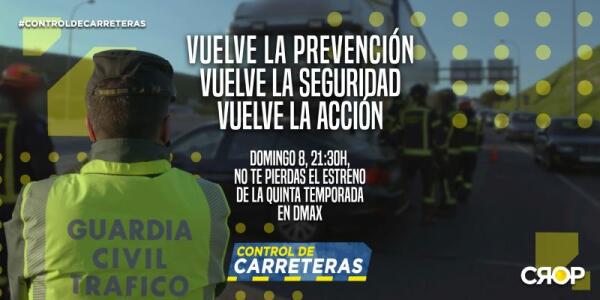 La Guardia Civil de Alicante participa en la quinta temporada de la serie "Control de Carreteras"