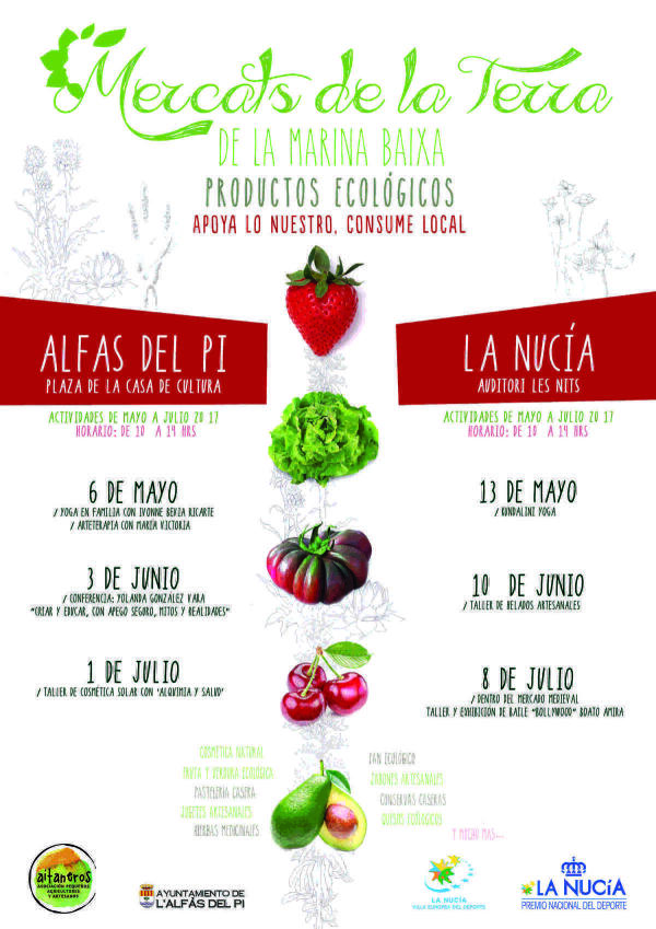 El Mercat de la Terra de La Nuc&iacute;a contar&aacute; este s&aacute;bado con un taller de yoga