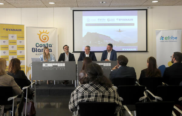 La Costa Blanca dispondr&aacute; este verano de 580 vuelos semanales gracias a la apuesta de Ryanair por la provincia