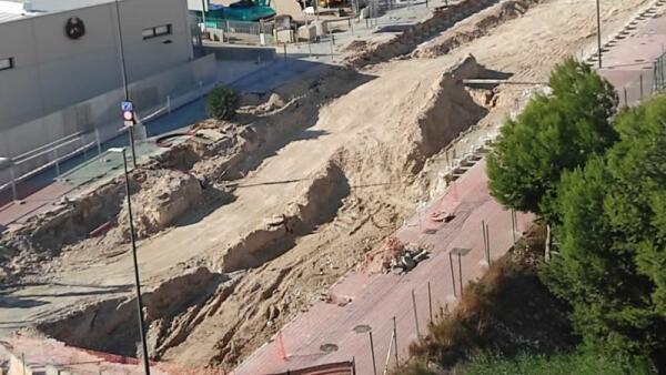 Benidorm confía en terminar esta semana los trabajos nocturnos en la obra de Beniardá  