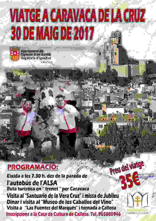 Callosa &middot; Igualdad Organiza un viaje a Caravaca de la Cruz 