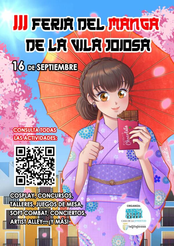 La Feria del Manga y Cultura Japonesa vuelve a Villajoyosa en septiembre