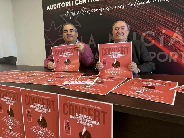 Concierto gratuito del &ldquo;IV Concurso de Pasodobles&rdquo; con la Uni&oacute; Musical este viernes 