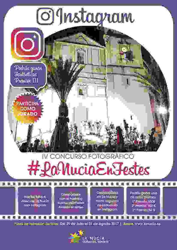 Sigue abierto el plazo para participar en el IV Concurso Fotogr&aacute;fico de Instagram #LaNuciaEnFestes 