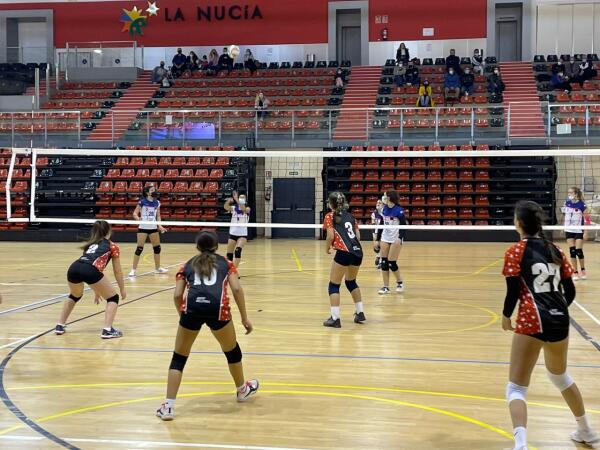 Triple derrota para el Club Voley La Nucía en liga 