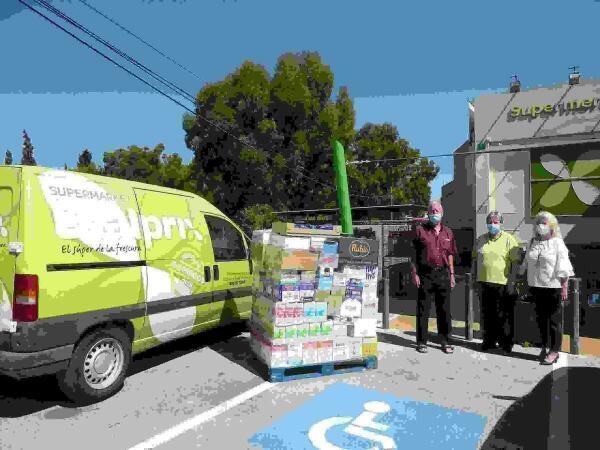 Donaciones solidarias de Asociaci&oacute;n U3A, Asociaci&oacute;n Eleos y Trufa de Oro al &ldquo;Programa de Alimentos&rdquo; 