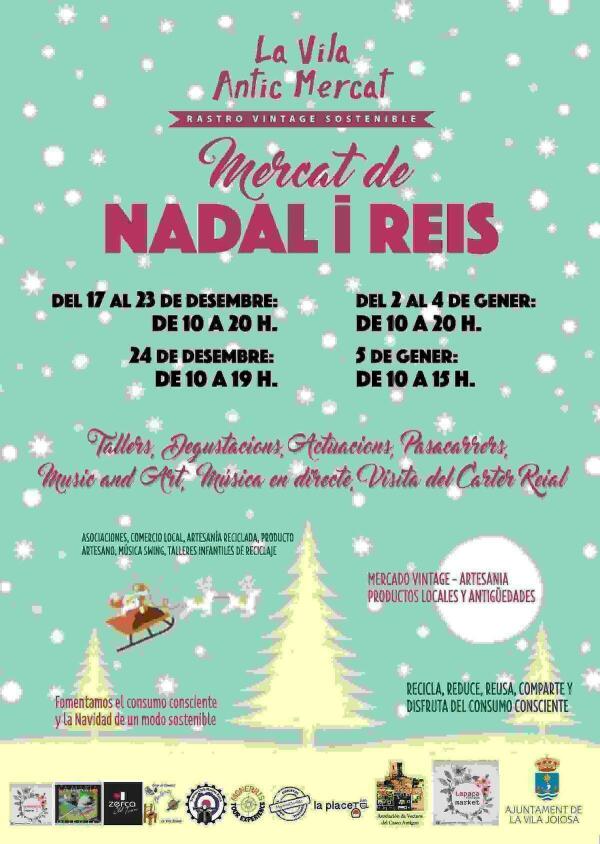 La Vila tendr&aacute; un mercado navide&ntilde;o con artesan&iacute;a, actuaciones, talleres infantiles y visita del cartero real 