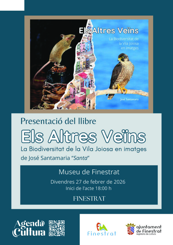 &ldquo;ELS ALTRES VE&Iuml;NS&rdquo; DE JOS&Eacute; SANTAMARIA, UN REPASO FOTOGR&Agrave;FICO POR LA FAUNA Y FLORA DE LA VILA JOIOSA, AL MUSEU DE FINESTRAT 