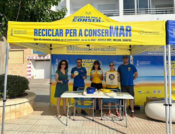 “Reciclar para ConserMar” llega a la  playa de L’Espigó de Altea