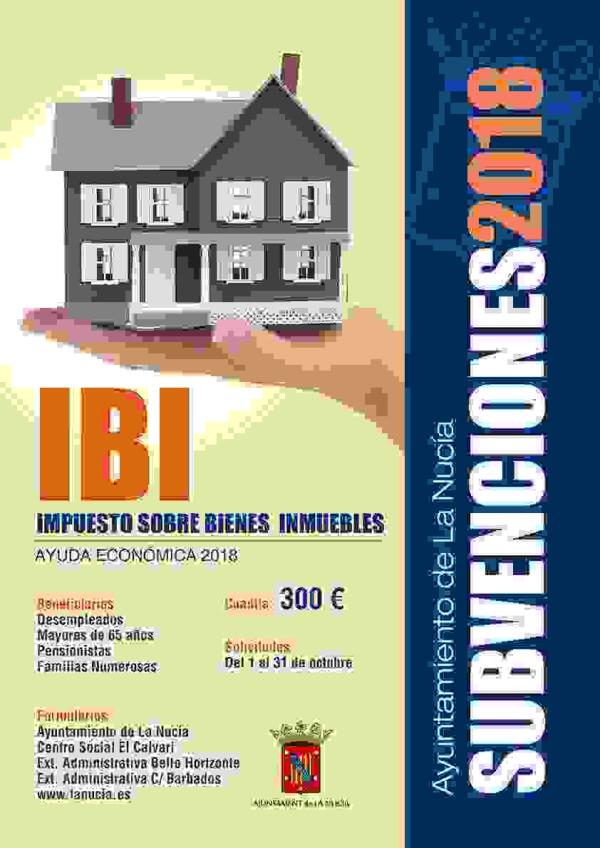 La Nuc&iacute;a &middot; &Uacute;ltima semana para solicitar la subvenci&oacute;n del IBI