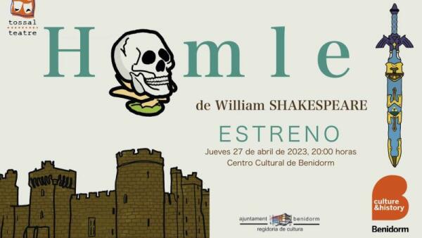 Benidorm cierra este jueves la Muestra de Teatro Amateur con ‘Hamlet’, a cargo de Tossal Teatre 