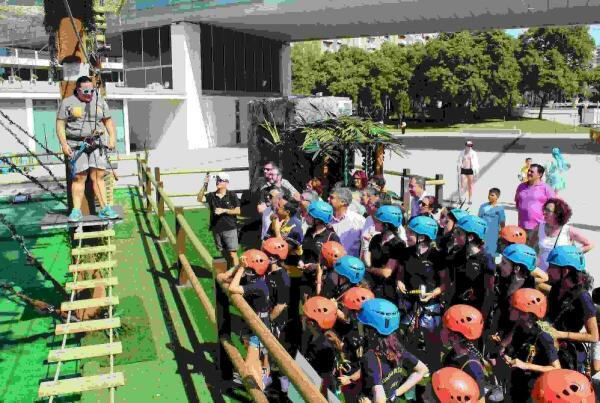 Benidorm estrena parque &lsquo;multiaventura&rsquo; durante el verano en la Plaza SSMM Reyes de Espa&ntilde;a