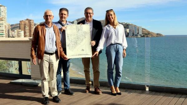 Benidorm presenta el ‘Plano de la Serra Gelada y Penyes de l’Albir’, “un trabajo que queda para la historia” 