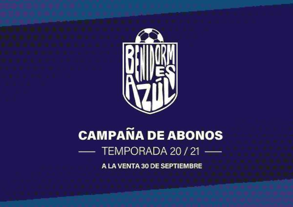 Presentaci&oacute;n de la Campa&ntilde;a de abonados 2020/21:  Benidorm Es Azul