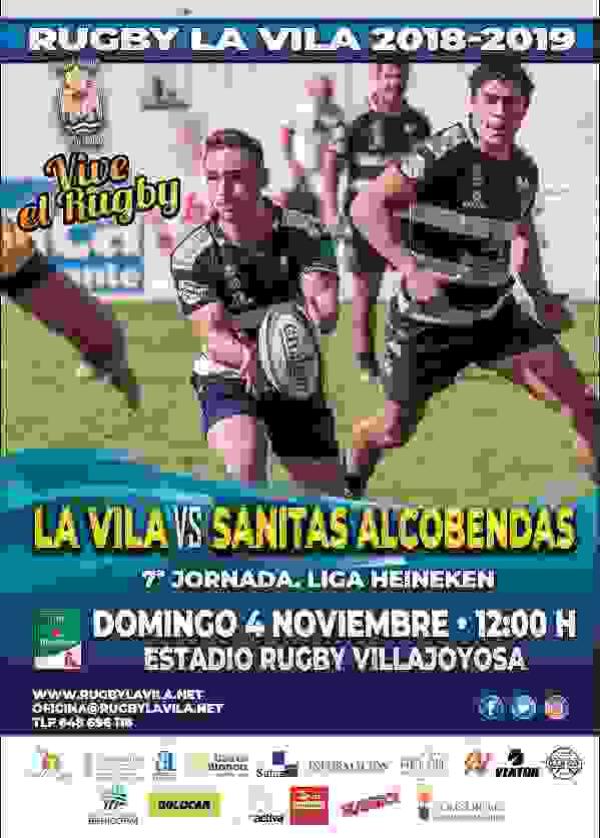 Rugby &middot; La Vila recibe al l&iacute;der Alcobendas
